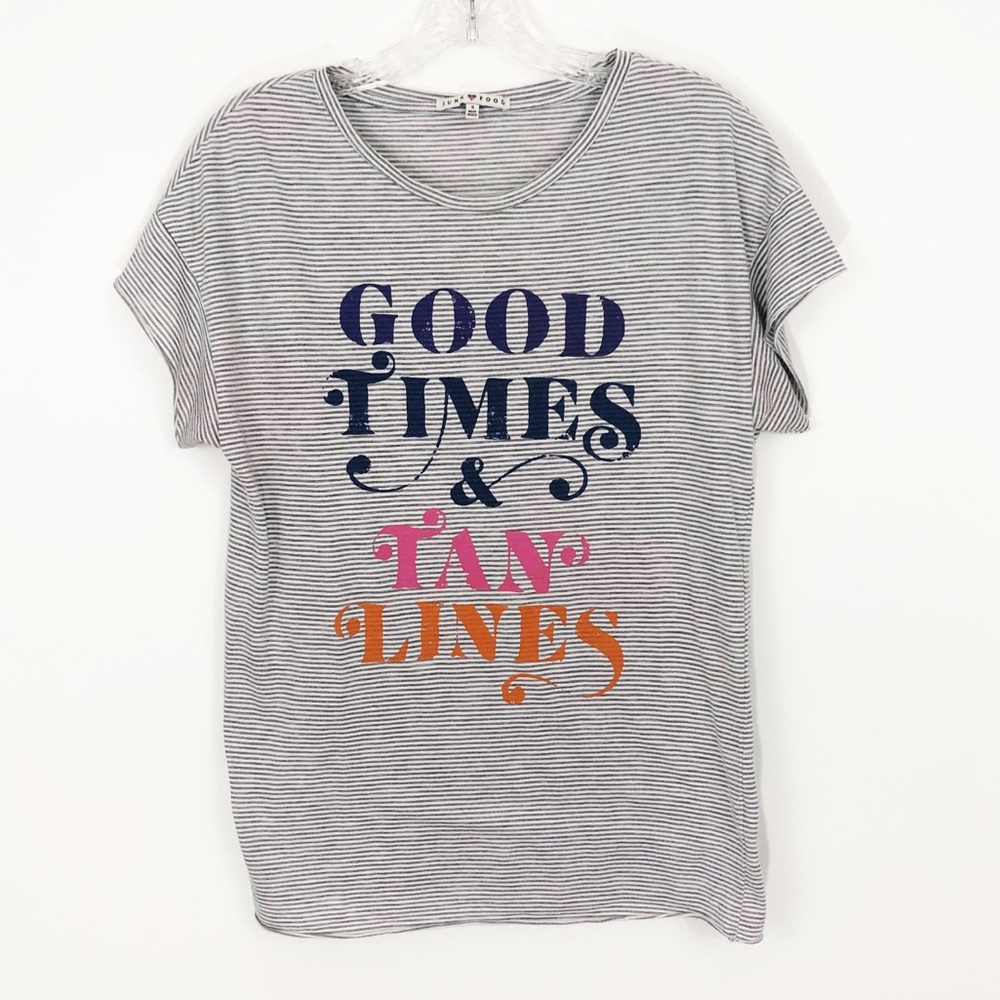 4/$25 Junk Food “Good Times & Tan Lines” Graphic Tee